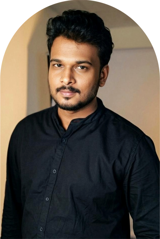 Haran Reddi film director and founder of Hue Cinema Studio, creating cinematic brand films in Kerala.