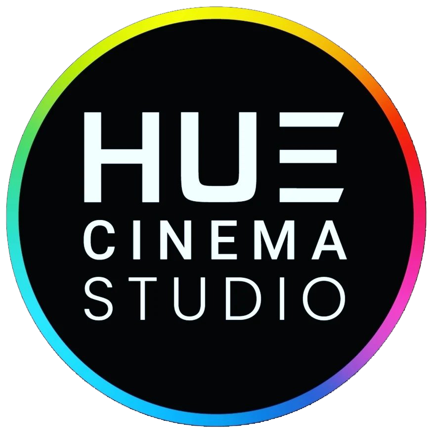 Hue Cinema Studio logo, video production and branding studio in Kerala.