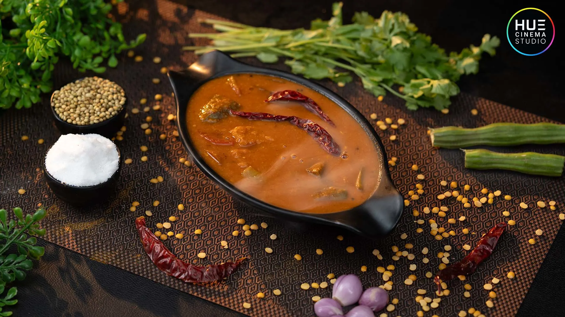 Cloud kitchen menu product photography by Hue Cinema Studio for Sukrutham Catering brand promotion.